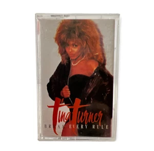 TINA TURNER BREAK EVERY RULE Cassette Tape OG 1986 Pop Rock Soul - Picture 1 of 3
