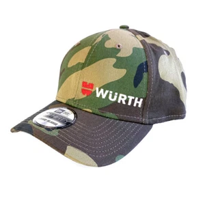 New Era Wurth Camo Structured Stretch Baseball Cap (L-XL) Flexfit 39Thirty Hunt - Picture 1 of 2