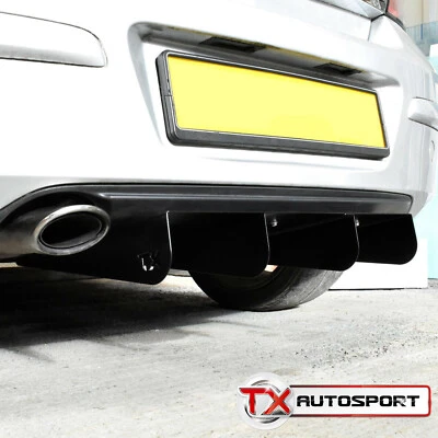 TX AUTOSPORT™ Universal Rear Diffuser Splitter Race Rally Track Car Nissan Honda Mazda Subaru