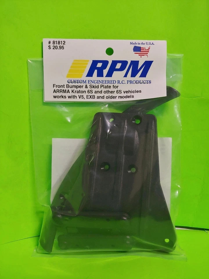 RPM R/C Products Front Bumper and Skid Plate: ARRMA Kraton 6S RPM81812 - Image 1 of 1