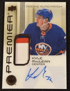 2024-25 Upper Deck Premier Kyle MacLean Bronze Rookie Auto Patch /249 Islanders - Picture 1 of 2