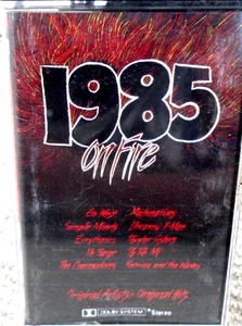 1985 ON FIRE - ORIGINAL ARTISTS VARIOUS ARTIST LP CASSETTE 1985 - Picture 1 of 2