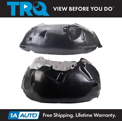 TRQ Front Inner Fender Liner Set Fits 2005-2010 Dodge Dakota 2011 Ram - Image 1 of 4