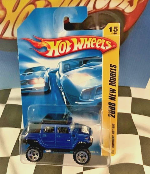 Hot Wheels 2008 FE New Models 15/40 015/196 Hummer H2 SUT BLUE OR5SP - Image 1 of 1