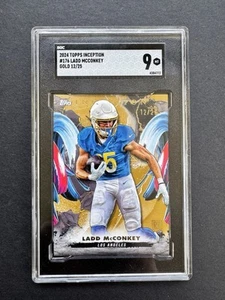 2024 TOPPS INCEPTION #176 LADD MCCONKEY GOLD 12/25 SGC 9 - Picture 1 of 2