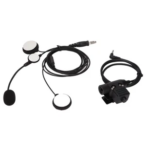 Military Headset 7.1Mm Universal Motorcycle Bilateral Headset For 1 IDM - Zdjęcie 1 z 12