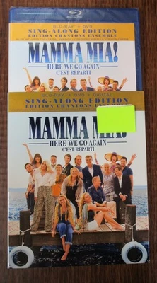 BLU-RAY Mamma Mia Here We Go Again Sing-Along Ed + Slipcover (dig exp) NEW Foto 1 de 2