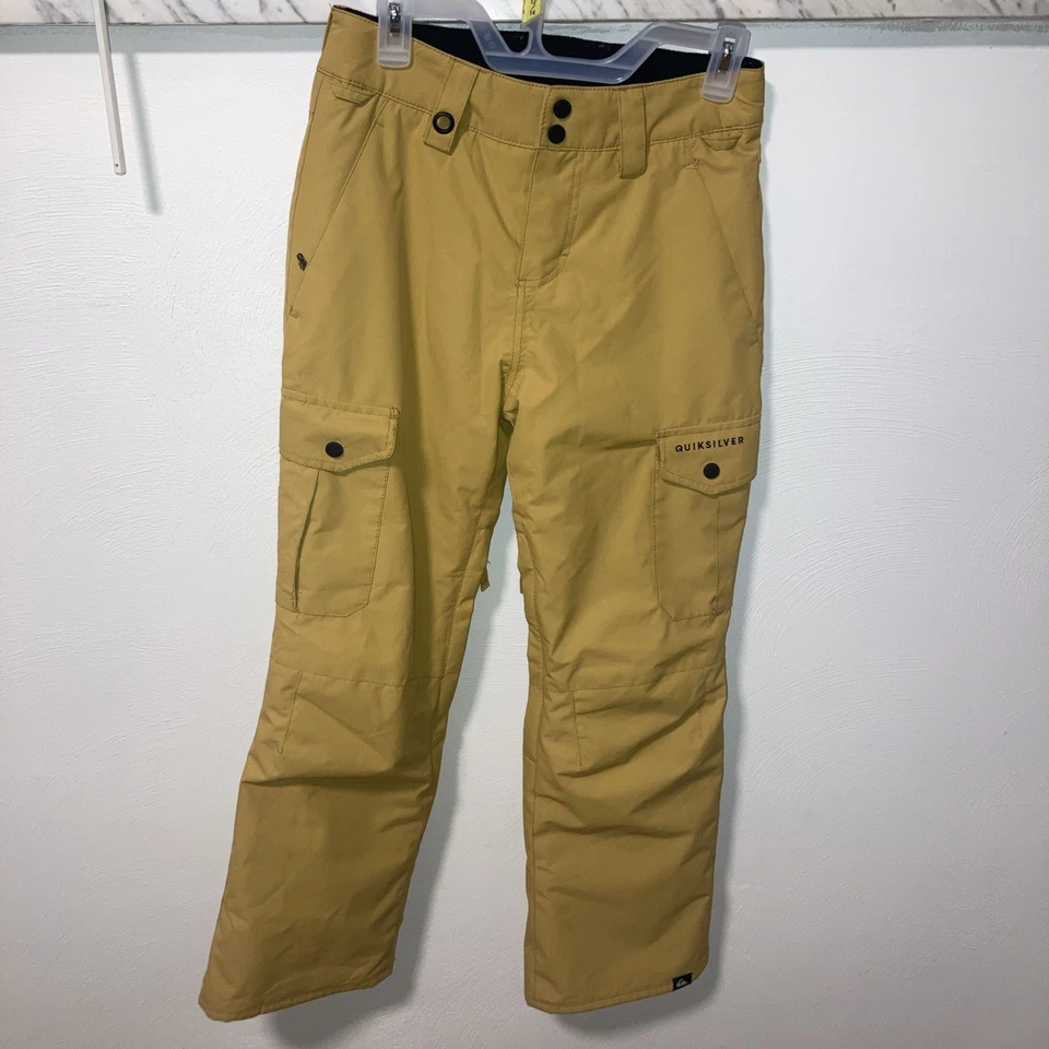 Pantalones de nieve Quiksilver jóvenes 14 XL DryFlight 10k esquí snowboard esquí aislado Foto 1 de 4