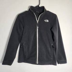 The North Face Boys M Fleece Full Zip Jacket Black - Picture 1 of 9