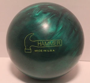 Bola de boliche Hammer Emerald Vibe 11 lb 1 oz HECHA EN EE. UU. - Imagen 1 de 12