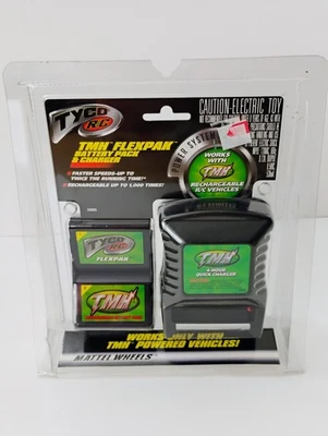 1999 TYCO R/C TMH Flexpak Battery Pack & Charger Mattel Wheels Rechargeable NEW - Image 1 of 3