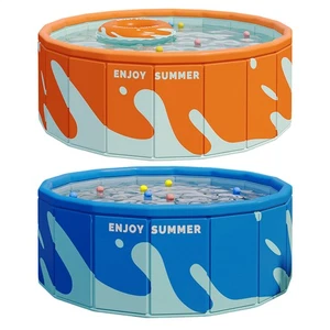 Folding Swimming Pool Family Non-inflatable Bathing Pool Outdoor For Kids - Picture 1 of 18