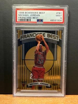 Michael Jordan 1998-99 Bowman's Best Franchise Best #FB1 / PSA 9 🤩🏀📈🔥 - Photo 1/2