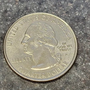 USA  25 Cent 2002 Quarter Dollar  Coin "Mississippi"  "P" - Picture 1 of 2