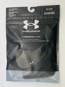 Under Armour Sports Face Masks, Size M/L - Black UA New - Picture 1 of 2