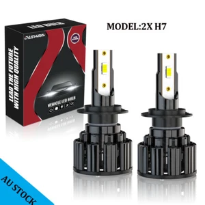 2X H7 LED Headlight Bulbs Low Beam White for MAZDA 3 2004-2009 - Picture 1 of 12