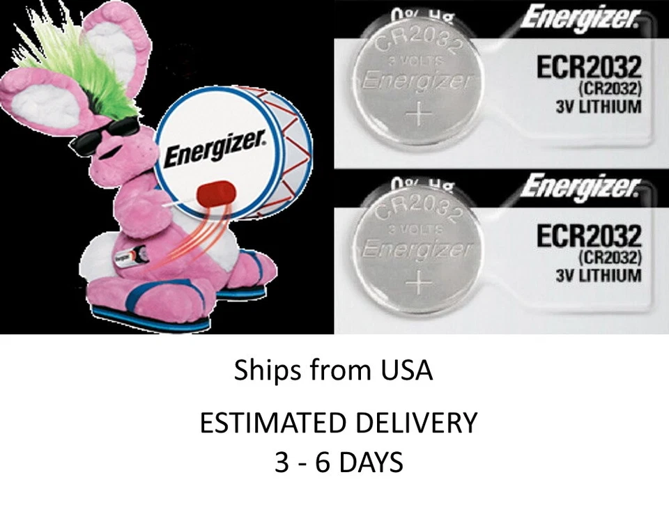 2 Pk Remote Key Fob Energizer Battery CR2032 Fits Oldsmobile, Pontiac & Saturn - Image 1 of 2