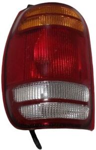 Driver Tail Light 4 Door Amber-red-white Lens Fits 98-01 EXPLORER 405799