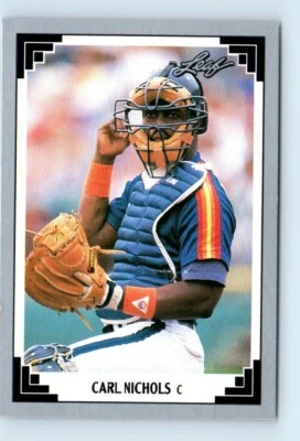 1991 Leaf Carl Nichols Houston Astros #217 - Image 1 of 2