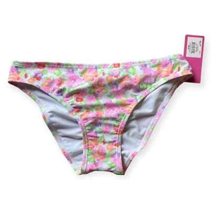 Ninety-Nine Juniors Rad Rose Cinch Back Hipster Swim Bottom Sz Small - Picture 1 of 5
