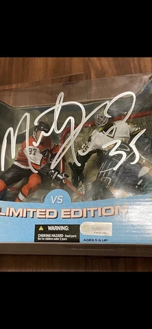 Roenick Philadelphia Flyers Marty Turco Dallas Stars NHL McFarlane 2pk Autograph Cover