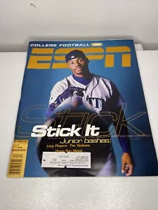 ESPN Magazine Cover; KEN GRIFFEY JR " STICK IT" Issue #34, O/S-8-24-1998 - Imagen 1 de 5