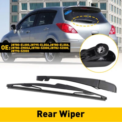 Rear Wiper Arm & Blade For Nissan Versa 2007 2008 2009 2011 2012 # 28780EL000 ED - Image 1 of 4