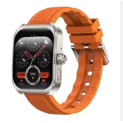 Z88 Max Smartwatch - Orange Silicon Band - Ships from USA - Fall SUPER Sale!! Foto 1 de 4