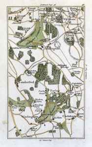 ADDINGTON,WEST WICKHAM,FARLEIGH,CHELSHAM London J.Cary Original antike Karte 1786 - Bild 1 von 1