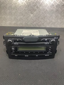 2010 TOYOTA AURIS STEREO RADIO & CD PLAYER HEAD UNIT 86120-02A70 #10 - Picture 1 of 4