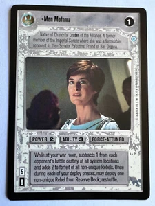 Star Wars CCG Endor Mon Mothma Decipher Limited Edition SWCCG LP/NM - Picture 1 of 2