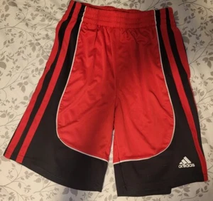 Red Adidas And Nike Shorts Boys Size 18 - Picture 1 of 2
