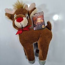 Vintage Rudolph the Red Nose Reindeer Applause 10 Inch Plush Christmas Stuffed