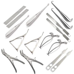 Set di 21 Pezzi Strumenti Chirurgici Ortopedici Base Acciaio Inox DS-1609 - Foto 1 di 3