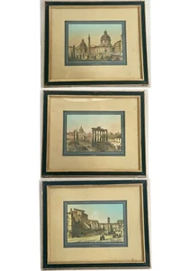 Lotto n. 3 stampe di Roma con cornici OFFERTA (G63-G65) Come da foto Campidogli - Picture 1 of 6