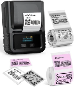 Phomemo M120 Portable Mini Thermal Label Maker Bluetooth Mobile Printer Wireless - Picture 1 of 7