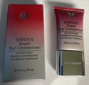 SERIOUS SKIN CARE Serious Super Eye Creamerum Behandlung 0,5 flüssige Unzen 14 ml NEU Neu im Karton - Bild 1 von 9