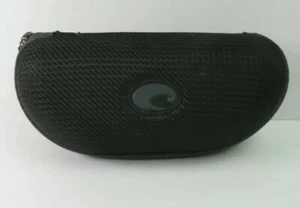 Costa Del Mar Case Eyeglasses Sunglasses Black zip hard-shell cover  *FREE SHIP - Picture 1 of 3