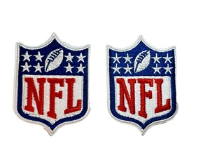 (2) Lote Logotipo de la Liga Nacional de Fútbol Americano de la NFL bordado 2,5 pulgadas hierro/parche cosido - Imagen 1 de 4