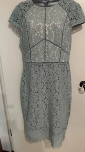 Phase Eight Mint Green Eloise Lace Dress Size 12 Wedding Special Occasion - Picture 1 of 20