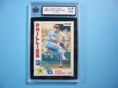 1984 O-PEE-CHEE MLB BASEBALL CARD #395 STEVE CARLTON AS KSA 9.5 NR GEM MINT OPC - Image 1 of 2