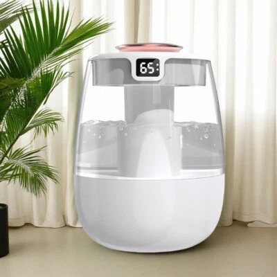 Humidifiers for Bedroom 1.5L Cool Mist Ultrasonic Air Humidifier with Top Fill - Image 1 of 4