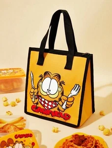 New GARFIELD The Cat Insulated Lunch Box Bag Cooler ORANGE Meal Tote - Picture 1 of 7