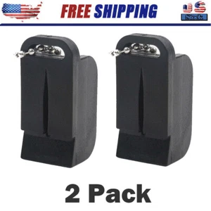 2X Fishhook Threader Fishing Line Tying Tool Fly Fishing Hook Threader Black USA - Picture 1 of 12