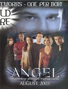FOLLETO PROMOCIONAL ANGEL TEMPORADA 4 Y BUFFY TEMPORADA 7 2002 VENTA HOJA DE TELEVISIÓN - Imagen 1 de 4