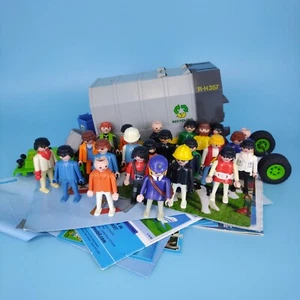 Playmobile Toy Bundle 19 Figures Manuals Truck Parts Collectable Fun + Extras - Picture 1 of 11