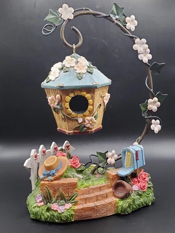 Vintage Hamilton Collection Over the Rainbow Whimsical Birdhouse Dream Fairy Cover