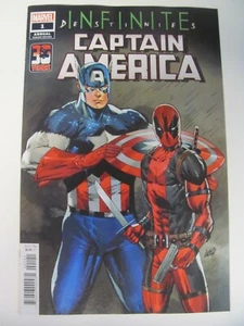 Captain America Annual #1 Marvel 2021 Infinite Destinies Deadpool Variant 9.6 NM - Picture 1 of 3
