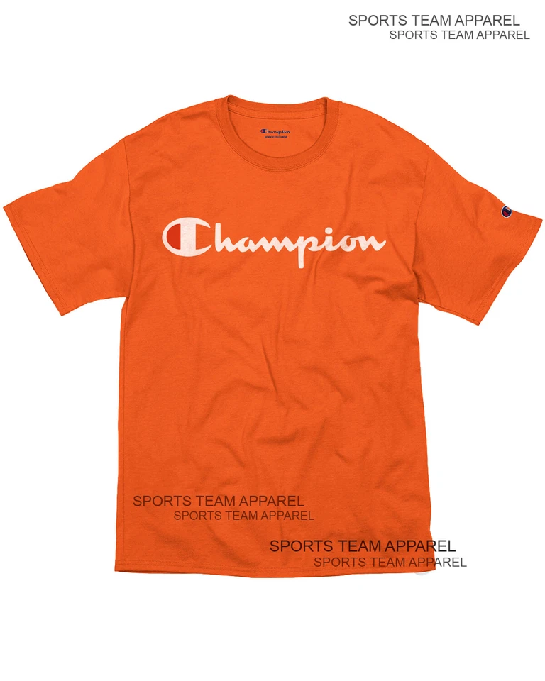 Camiseta Champion Para Hombre Camiseta Jersey Calce Clásico Script Logo  Foto 1 de 1