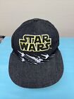 Star Wars Xwing Fighter Officially Licensed Snapback Hat Black Denim Material